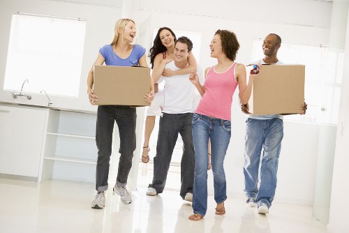 Removal van and moving team serving Hanwell homes