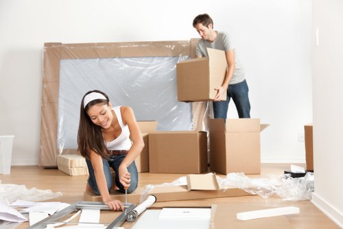Professional packing service for a Hanwell home move