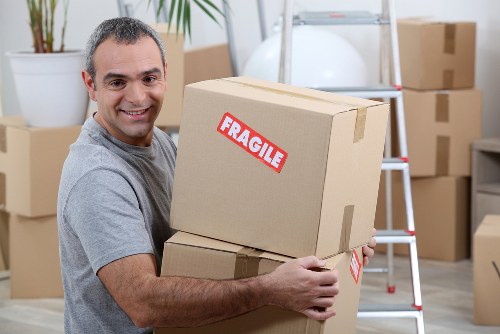 House removal team helping with a residential move in Hanwell