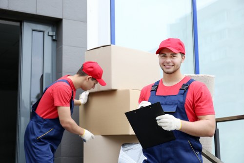 Careful furniture unloading at a Hanwell address