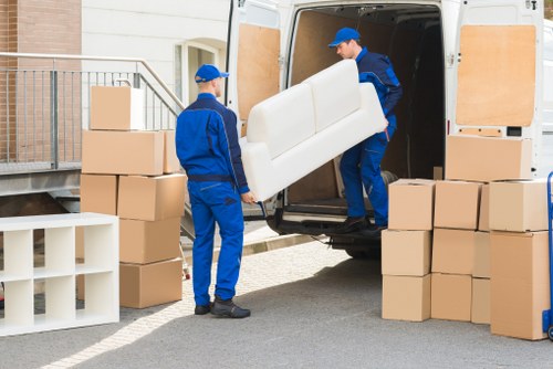 Removals van service for homes in Hanwell