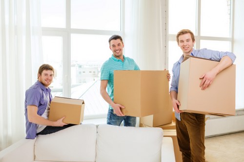 Local office relocation team working in Hanwell