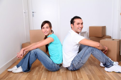 Local removal van service handling flat access and stairs in Hanwell