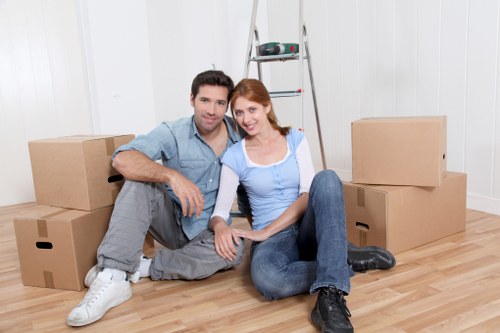 Local moving van suitable for flat and house removals in Hanwell