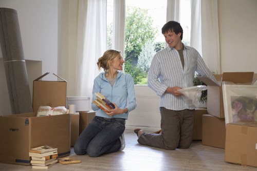 Office furniture and equipment prepared for a Hanwell commercial move