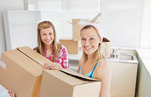 Professional movers handling a residential relocation in Hanwell